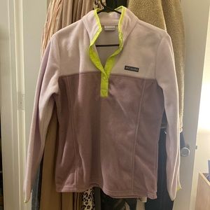 Purple Columbia fleece